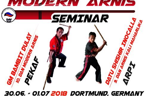 Deutscher Arnis Verband Teaser Modern Arnis Seminar Bamit Dulay u Shishir Inocalla