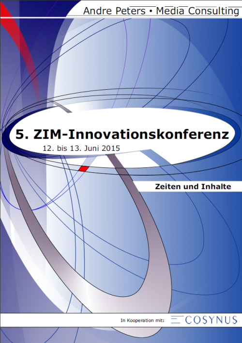 Andre Peters - Media Consulting Broschüre Innovationskonferenz